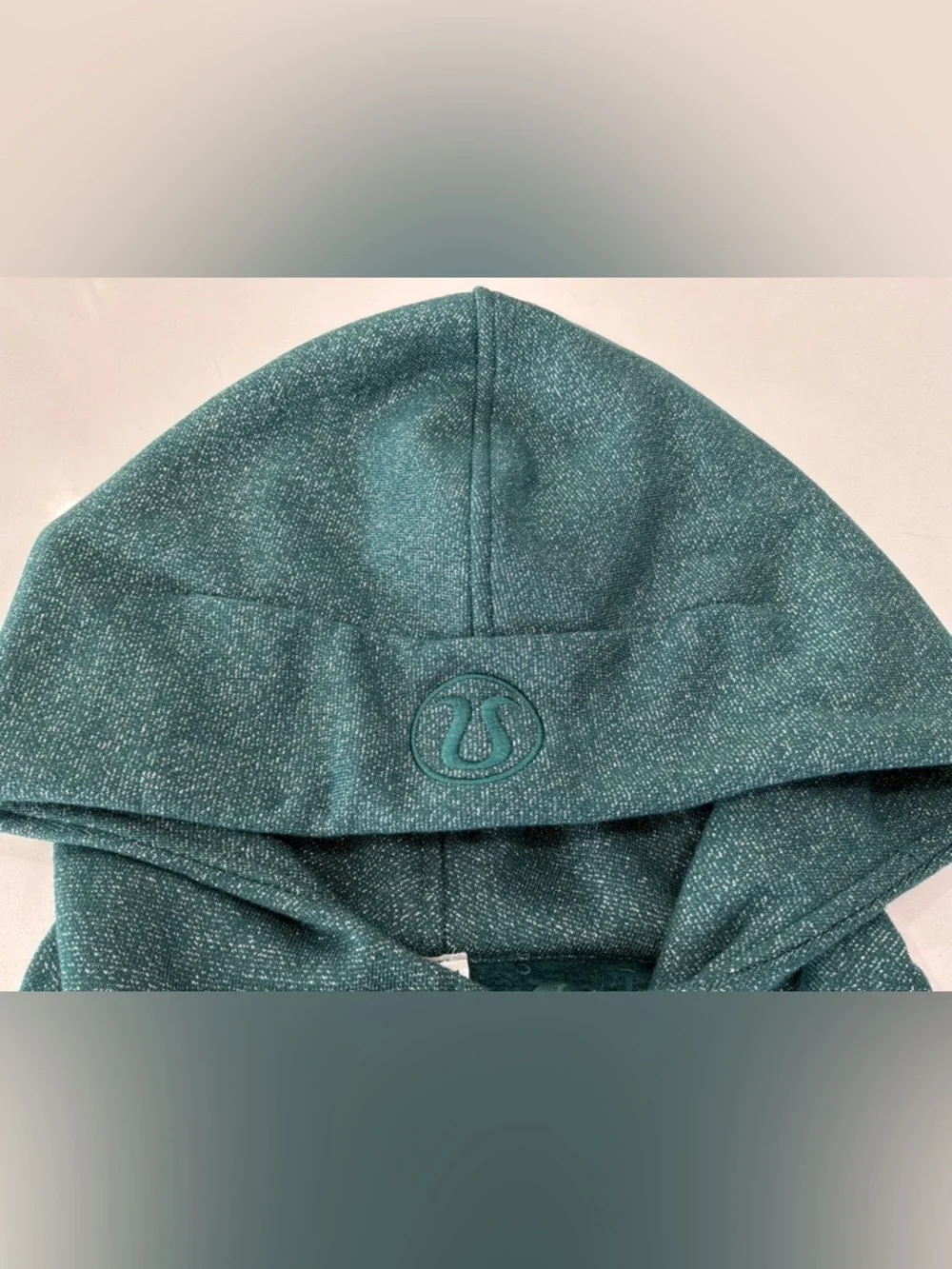 NWOT Lululemon Scuba Oversized Half-Zip Hoodie Spark Storm Teal Silver M/L